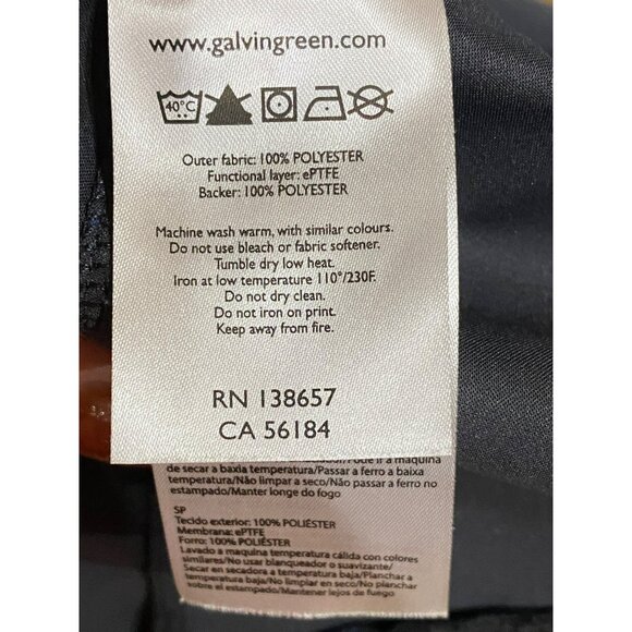 New Galvin Green Women’s Jacket Full Zip Gore Windstopper Golf Blue Size Small - Picture 8 of 11